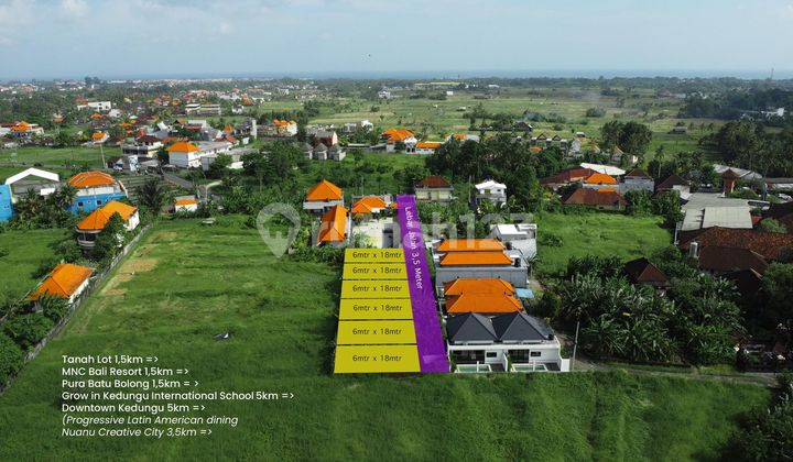 Tanah Eksklusif Kawasan Pariwisata Tanah Lot Dekat Pantai Nyanyi