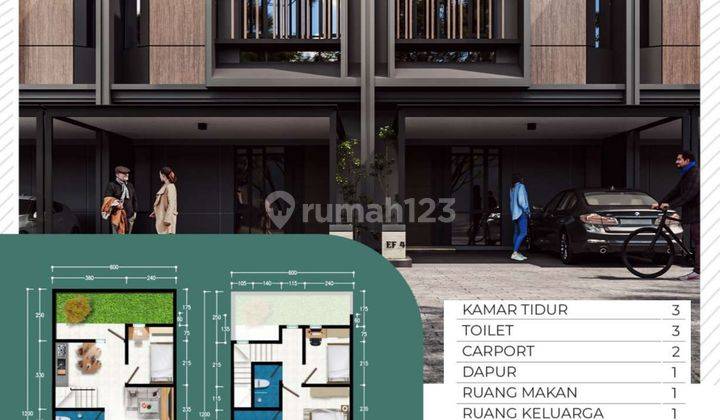 Rumah 2 Lantai di Sekitar Jl Letjen Hertasning, Jl Tun Abd Razak, Gowa 1