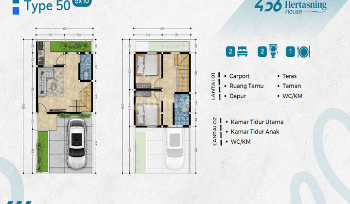 Rumah di Jalan Letjen Hertasning, Jalan Aroepala, Makassar 2