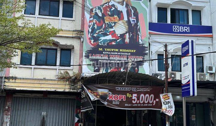Dijual Ruko Makassar sekitar jl Boulevard, jl Pengayoman, Mall Panakkukang 1
