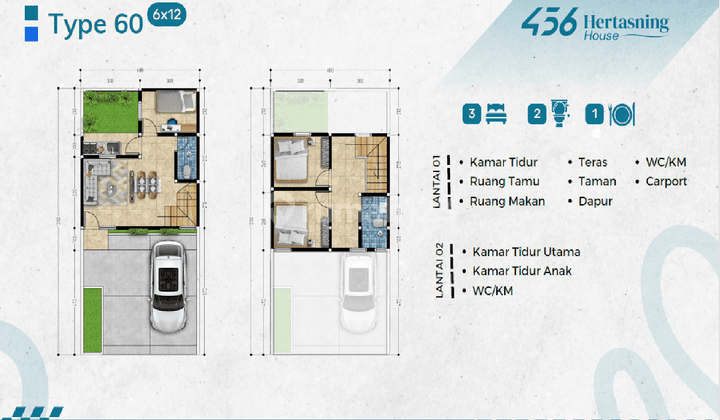 Rumah di Jalan Letjen Hertasning, Jalan Aroepala, Makassar 2