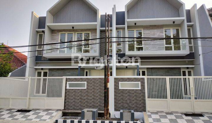 RUMAH BARU MANYAR MODEL SCANDINAVIAN ON PROGRESS DEPAN LANGSUNG JALAN UTAMA BISA BUAT USAHA 1