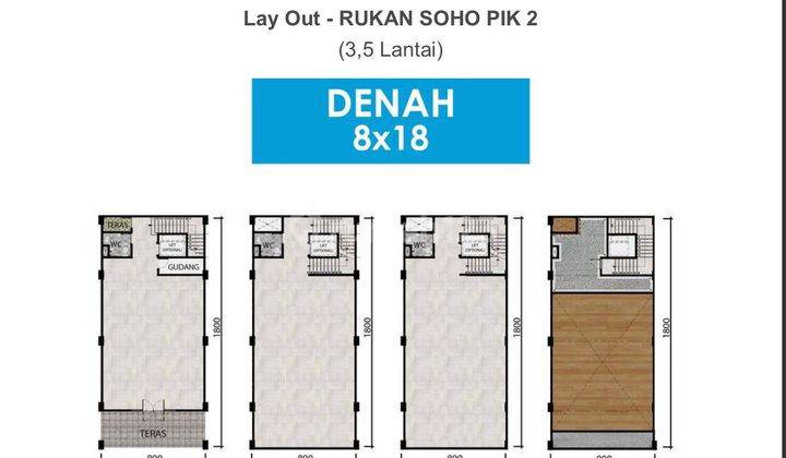 Dijual Ruko Soho Wallstreet PIK2  2