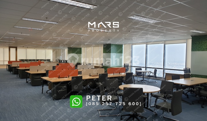 CHEAP OFFICE SPACE SOHO CAPITAL SIZE 321 SQM FURNISHED