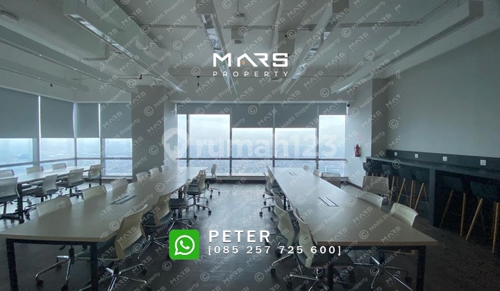 OFFICE SPACE SOHO CAPITAL SIZE 145 SQM FURNISHED