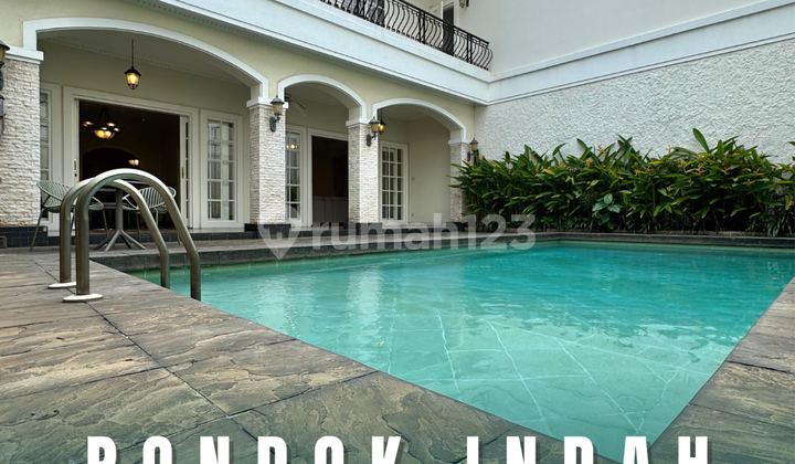 CLASSIC MEDITERRANEAN HOUSE PONDOK INDAH JALAN LEBAR, DEKAT TAMAN, DEKAT PIM DAN PINTU TOL