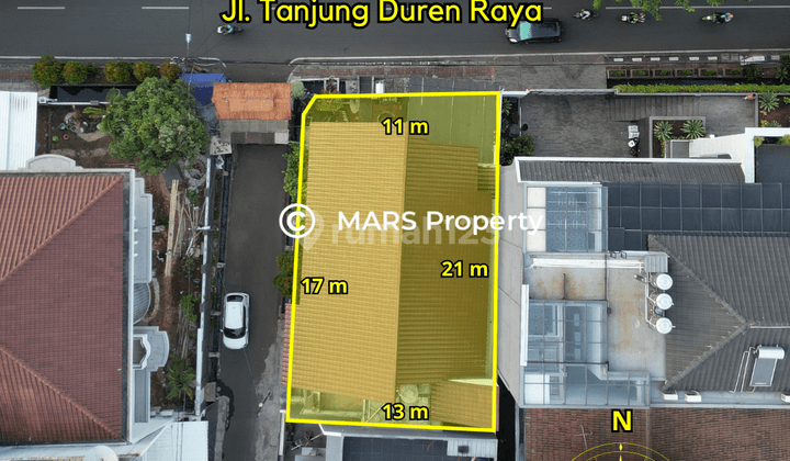 Murah Rumah Hitung Tanah Tanjung Duren Raya Akses 3 Mobil 2