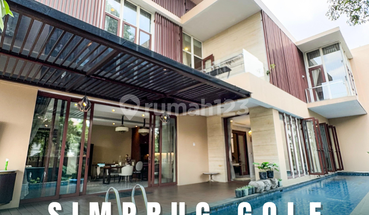 MODERN TROPICAL HOUSE SIMPRUG GOLF PRIME AREA, DEKAT SENAYAN