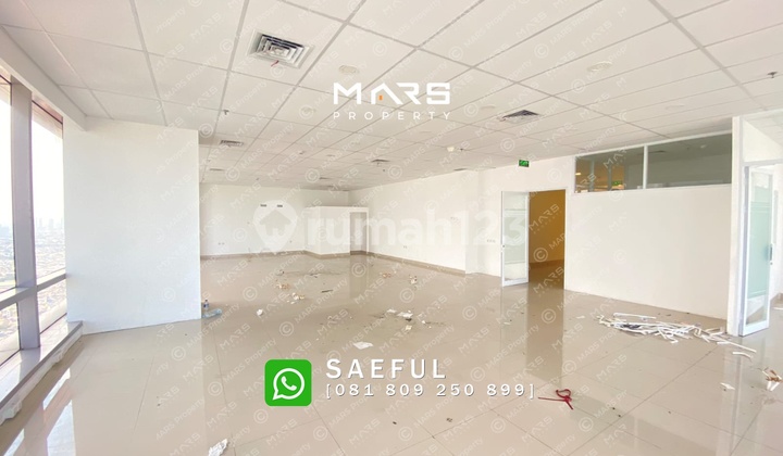 MURAH OFFICE SPACE SOHO CAPITAL SEMI FURNISHED 320 SQM