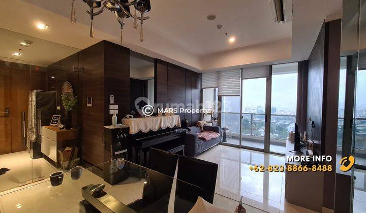 DIJUAL SUPER MURAH APARTEMEN CONDOMINIUM TAMAN ANGGREK RESIDENCES 3+1 BEDROOM FURNISHED 2