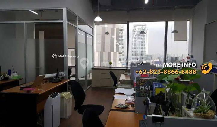 FOR SALE OFFICE SOHO CAPITAL KONDISI FIT OUT 1