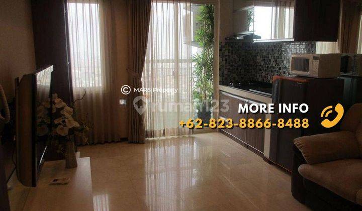 FOR SALE APARTEMEN ROYAL MEDITERANIA GARDEN RESIDENCES 2+1 BEDROOM FURNISHED  1