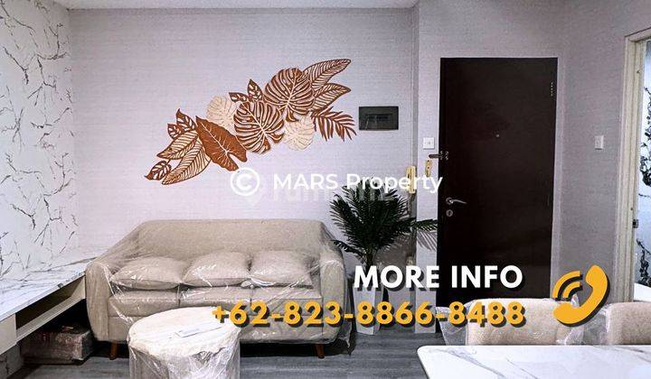 FOR SALE APARTEMEN MEDITERANIA GARDEN RESIDENCE 2 3 BEDROOM FURNISHED 2