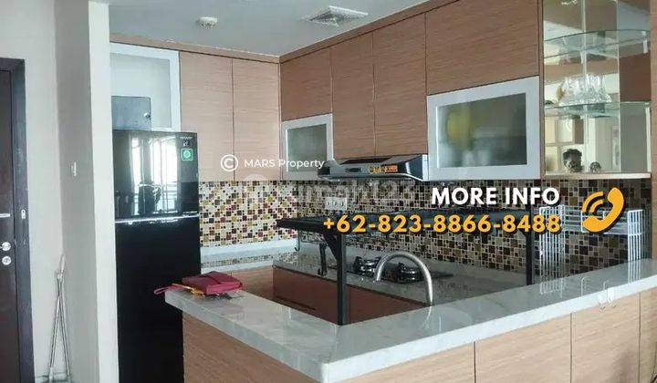 DISEWAKAN APARTEMEN CENTRAL PARK RESIDENCE 2+1 BEDROOM FURNISHED  1