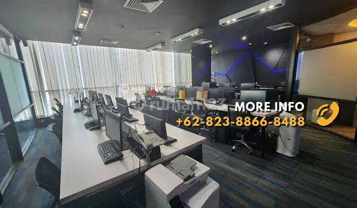 DISEWAKAN OFFICE SPACE APL TOWER SIZE 285 SEMI FURNISHED  1