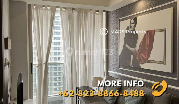 DIJUAL SUPER MURAH SPECIAL UNIT LEBIH LUAS APARTEMEN TAMAN ANGGREK RESIDENCES 1 BEDROOM FURNISHED  2