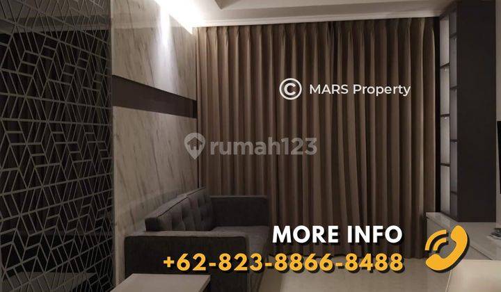 For Rent Apartemen Condo Taman Anggrek Residences 2+1 Bedroom Fully Furnished Interior  2