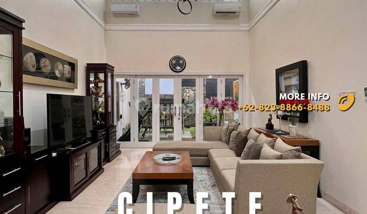 Cipete For Sale Rumah Design Modern Minimalis, Terawat Siap Huni, Lokasi Strategis Dekat Stasiun Mrt 1