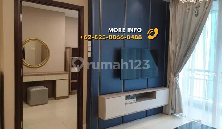 FOR RENT CENTRAL PARK APARTMENT WEST JAKARTA 3+1 BEDROOM FURNISHED