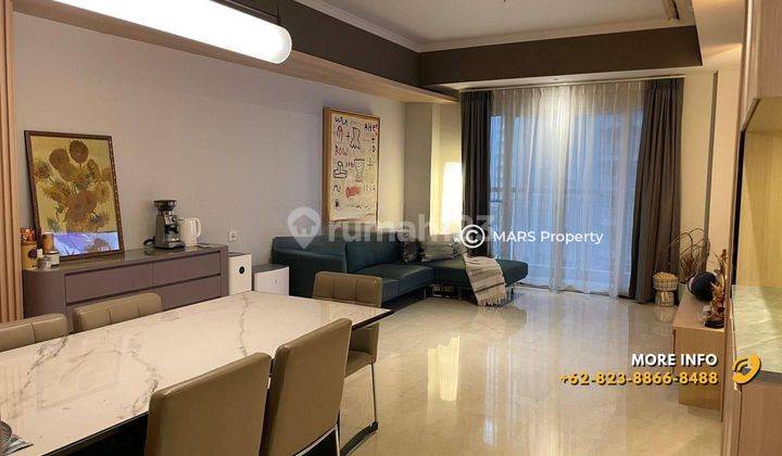 FOR SALE  APARTEMEN ROYAL MEDITERANIA GARDEN RESIDENCES 3+1 BEDROOM FURNISHED  1