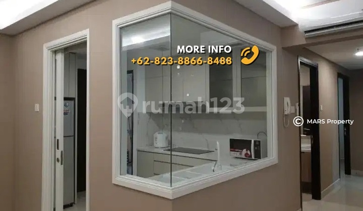FOR RENT CENTRAL PARK APARTMENT WEST JAKARTA 3+1 BEDROOM FURNISHED 2