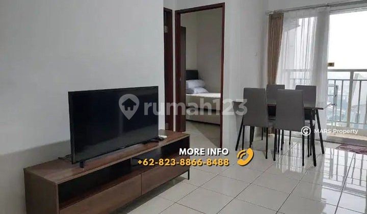 FOR RENT: MEDITERRANIA GARDEN RESIDENCE 2 APARTMENT IN WEST JAKARTA, 2 BEDROOMS, FURNISHED