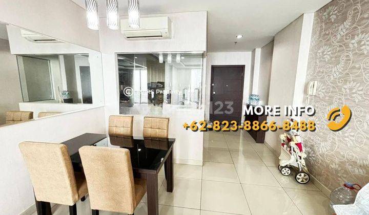 FOR SALE APARTEMEN CENTRAL PARK RESIDENCE 2 BEDROOM FURNISHED  2