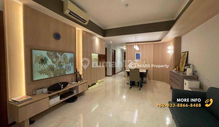 FOR SALE  APARTEMEN ROYAL MEDITERANIA GARDEN RESIDENCES 3+1 BEDROOM FURNISHED  2