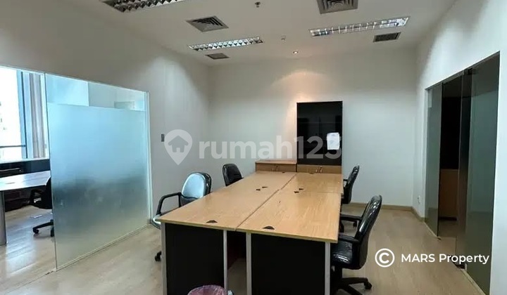 FOR RENT OFFICE SPACE APL TOWER WEST JAKARTA SIZE 128