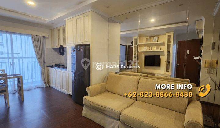 DISEWAKAN APARTEMEN MEDITERANIA GARDEN RESIDENCE 2 2 BEDROOM FURNISHED  2