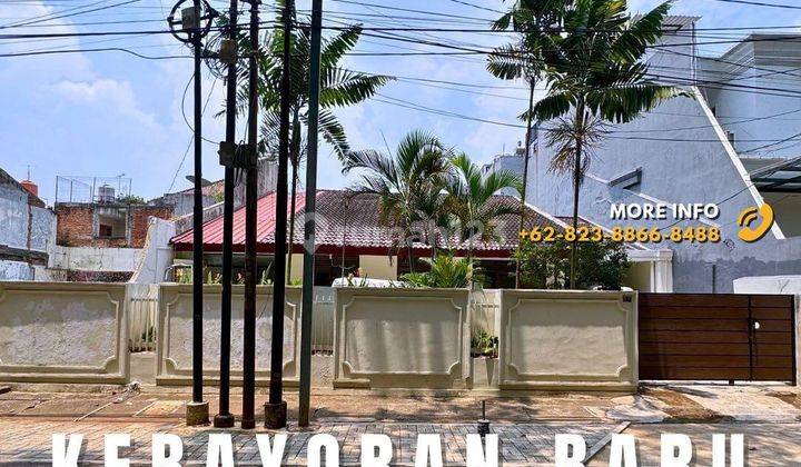 Kebayoran Baru For Sale Hitung Tanah, Depan Taman Area Premium, Akses Jalan Lenar 1