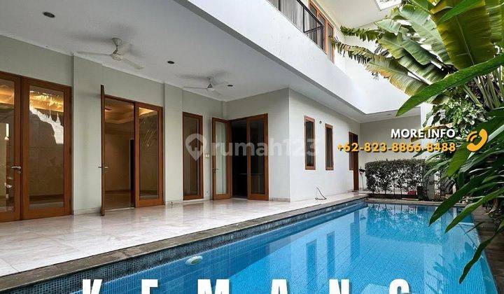 Kemang For Sale Rumah Modern Tropis Mewah Siap Huni Kemang Jakarta Selatan Komplek Nyaman, Asri 1