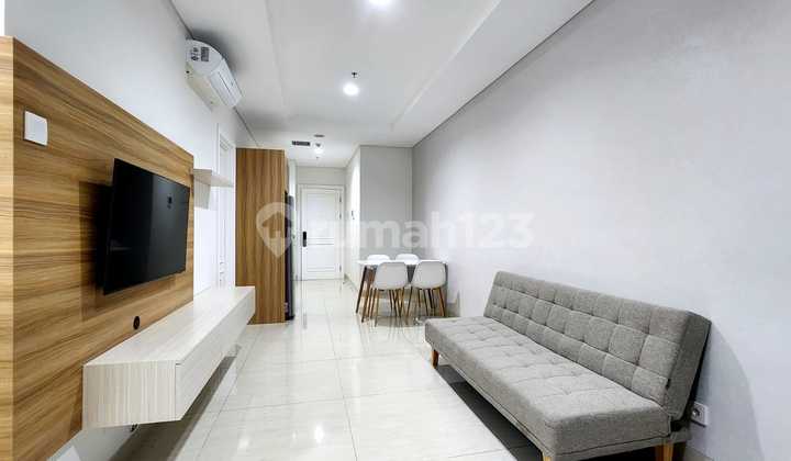 FOR RENT APARTMENT GRAND MADISON WEST JAKARTA 2+1 BEDROOM FURNISHED