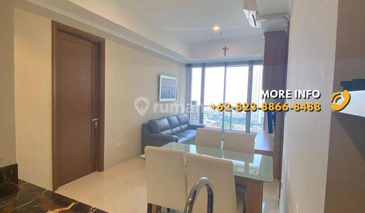 For Rent Apartemen Condo Taman Anggrek Residences 2+1 Bedroom Furnished  2