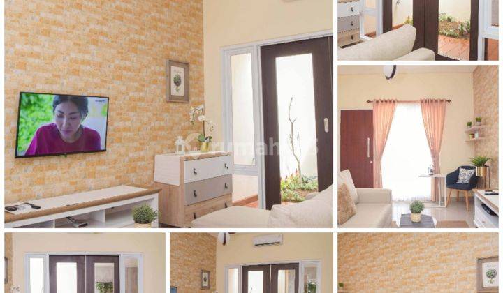 Rumah Baru Semi Furnished Mewah 1,475 M di Bogor SHM 2 Lantai Baru Furnished