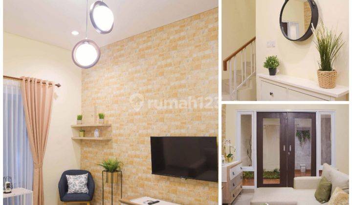 Rumah Baru Semi Furnished Mewah 1,475 M di Bogor SHM 2 Lantai Baru Furnished