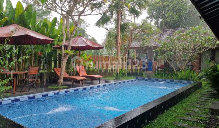 For Sale Villa in Pakem, Large Land, Swimming Pool Included For Sale Villa in Pakem, Large Land, Swimming Pool Included