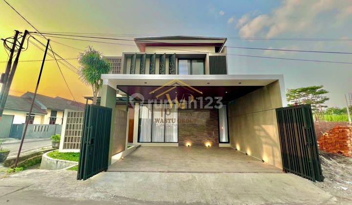 Rumah 2 Lantai Full Furnished, Hook, View Sawah Di Kalasan 2