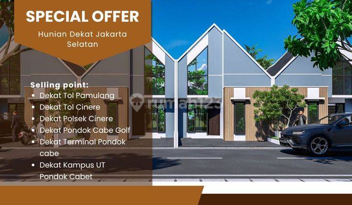  Segera Miliki Rumah Skandinavia Mezzanine, 399 Juta, Lokasi Dekat Universitas Tol Pamulang  1