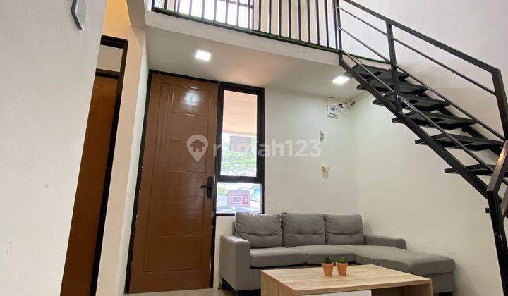 Rumah Mezzanine Harga 300Jutaan di Cinangka Dekat Tol Pamulang, di Bawah Njop, Bebas Banjir, SHM 2