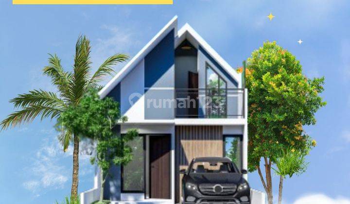 Harga Promo, Rumah Konsep Rooftop 2 Kamar Dekat Tol Pamulang 1