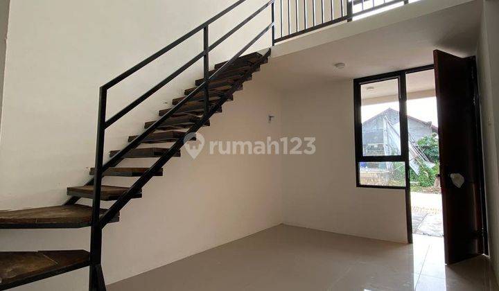 Rumah Mezzanine Harga 300Jutaan di Cinangka Dekat Tol Pamulang, di Bawah Njop, Bebas Banjir, SHM 2