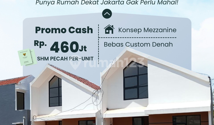 Rumah Semi 2Lantai Lokasi Strategis Dekat Stasiun Surat SHM Rumah Semi 2Lantai Lokasi Strategis Dekat Stasiun Surat SHM