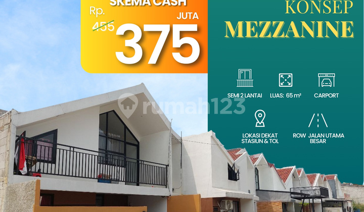 Promo Unit Terakhir di Cluster Dekat Stasiun Depok