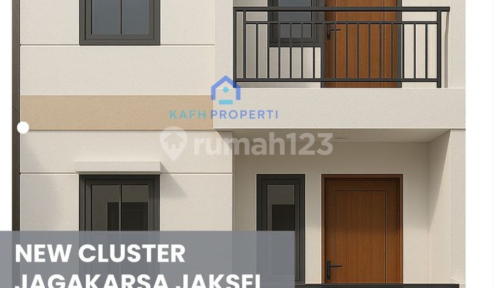 RUMAH TOWNHOUSE 2 LANTAI DI JAGAKARSA DEKAT KE UNIVERSITAS PANCASILA