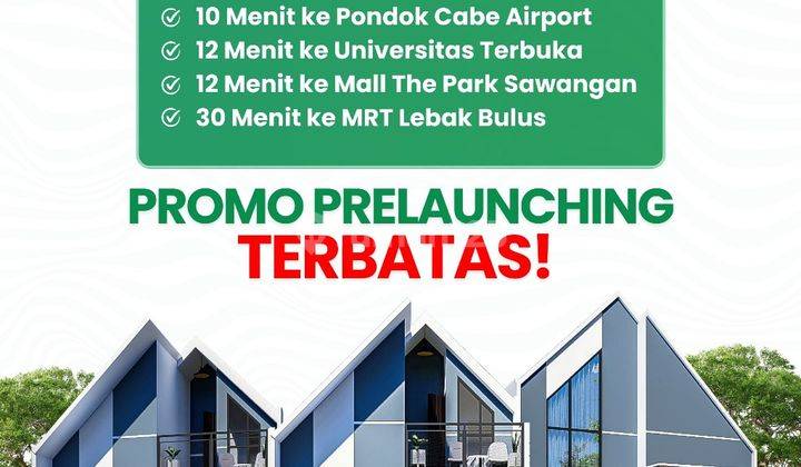 Harga Terbaik Rumah 195 Juta di Cinangka, Dekat Pusat Perbelanjaan Dan Tol  1