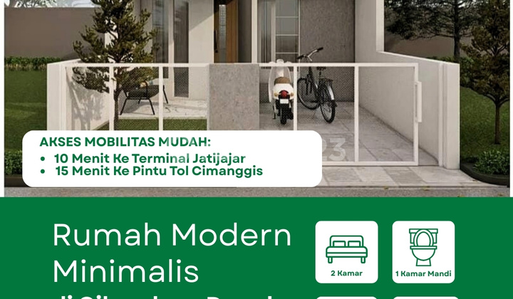 New House Near Cimanggis Toll Gate All Inclusive with Deed Fees, Freehold Title New House Near Cimanggis Toll Gate All Inclusive with Deed Fees, Freehold Title