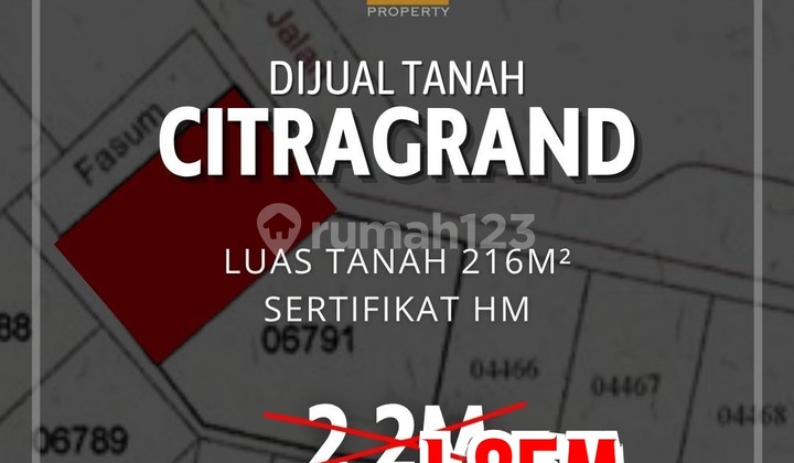 Dijual Tanah Kavling Lokasi Premium Di Citragrand Tembalang Smg 2