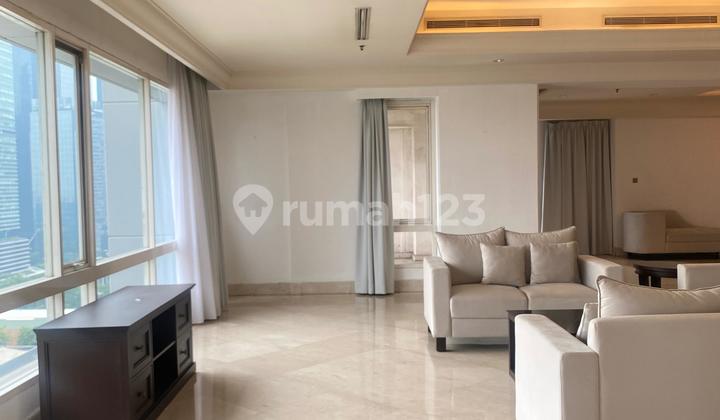 For Rent Luxury Scbd Suites Apartment, 3Br With Panoramic Sudirman Skyline Opposite Pacific Place Mall 2
