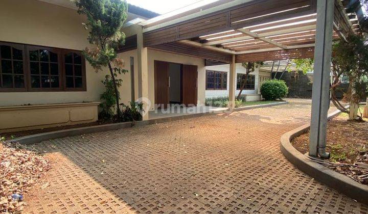 One Floor Homey Home Or Private Office With Huge Land In Menteng Dalam 1